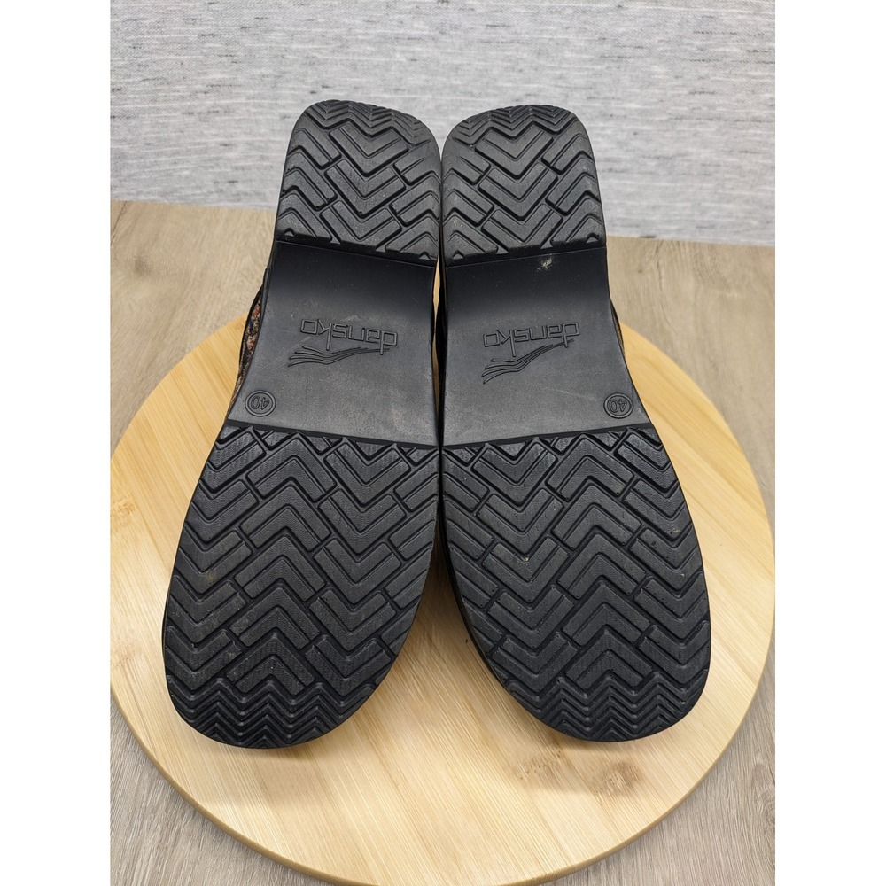 Dansko Paisley Clogs Comfort Slip On Shoes Work Casual Size 40 9.5 Velvet Fairy - Picture 6 of 11